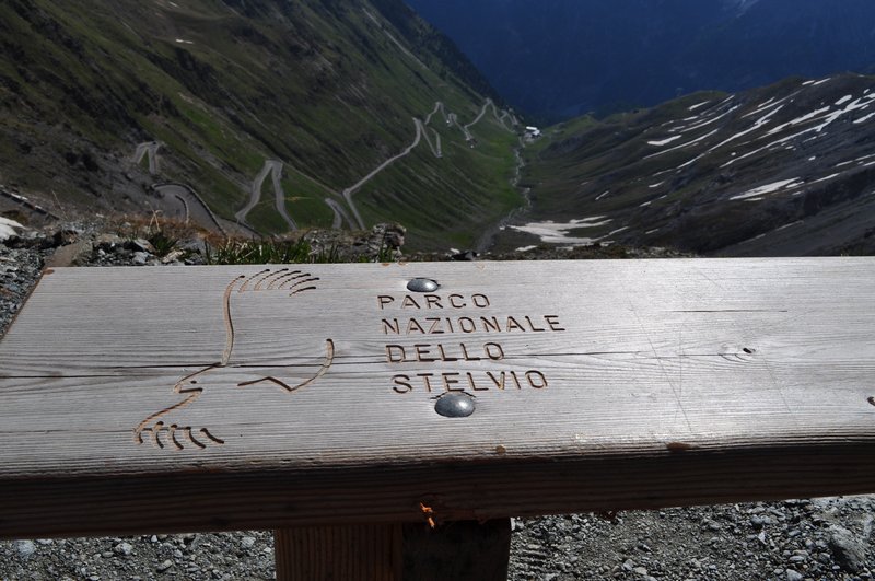 Parque nacional do Stelvio na Itália