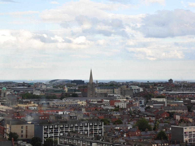 Guinness Storehouse, a Fábrica da Guinness em Dublin na Irlanda - Vista do Gravity Bar