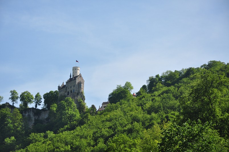 Castelo de Lichtenstein na Estado de Baden-Württemberg na Alemanha