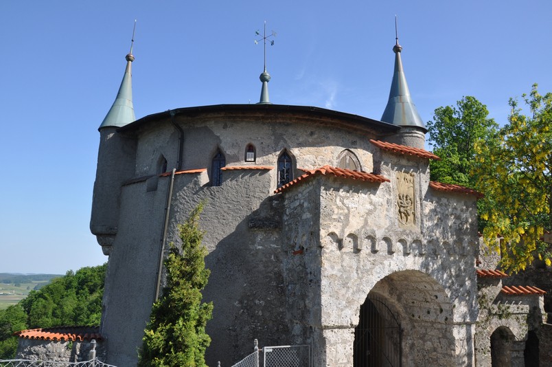 Castelo de Lichtenstein na Estado de Baden-Württemberg na Alemanha