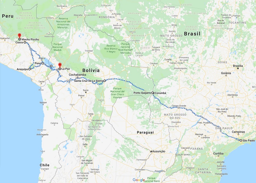 Planejamento de 21 dias de Mochilão na Bolívia e Peru, incluindo Machu Picchu e Lago Titicaca