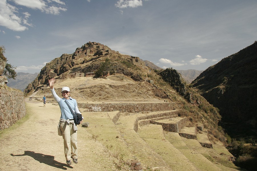 Cusco e Pisac no Peru - Sitio arqueológico de Pisac