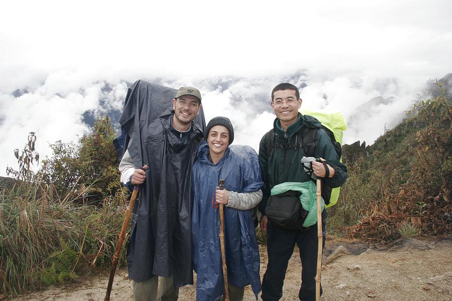 Trilha Inca para Machu Picchu a partir de Cusco no Peru - 3° dia na parte com mata fechada e muita chuva