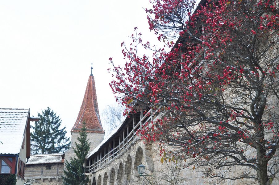 Roteiro de viagem para Rothenburg ob der Tauber Alemanha, cidada da Rota Romântica - Muralhas da cidade