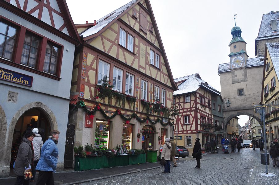 Roteiro de viagem para Rothenburg ob der Tauber Alemanha, cidada da Rota Romântica - Muito frio!