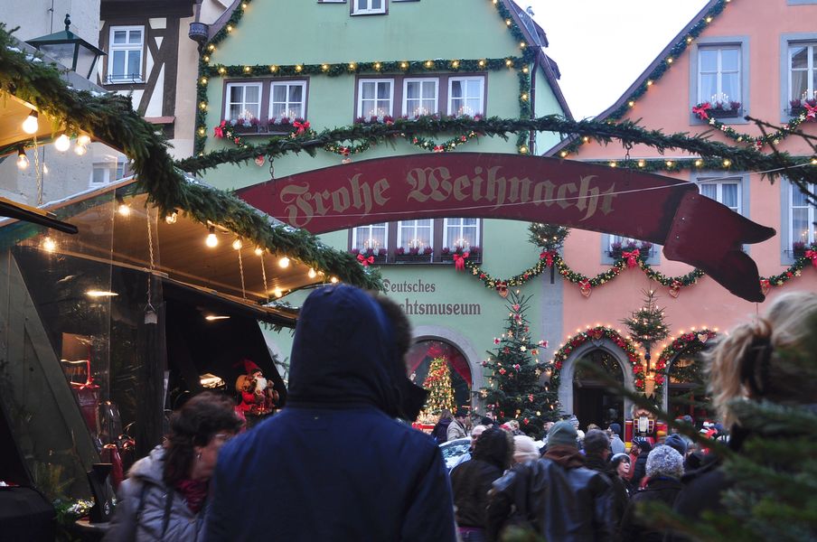 Roteiro de viagem para Rothenburg ob der Tauber Alemanha, cidada da Rota Romântica - Feliz natal