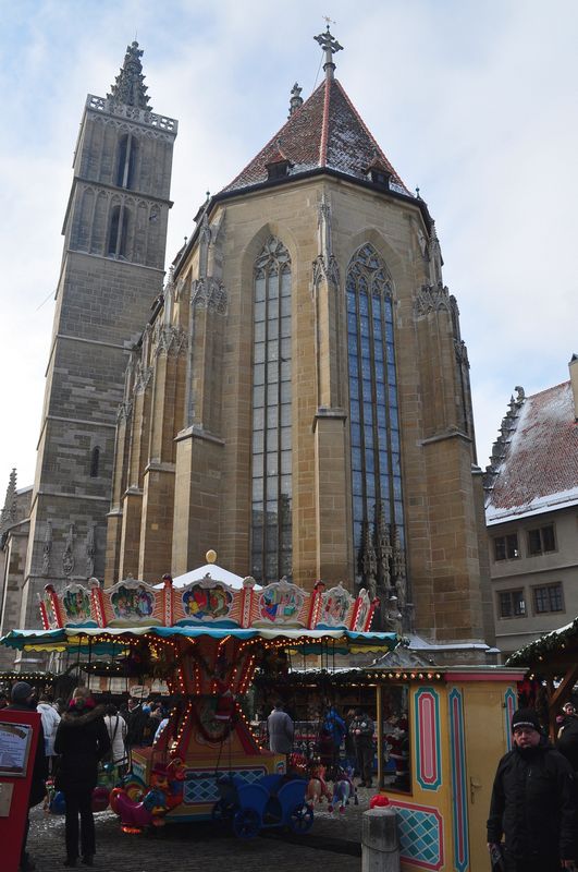Roteiro de viagem para Rothenburg ob der Tauber Alemanha, cidada da Rota Romântica - Igreja de St. Jakobs