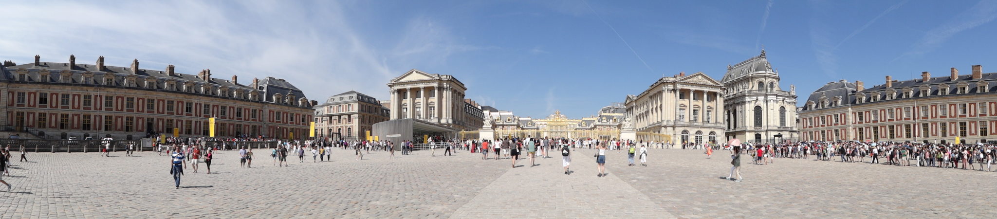 Foto panorâmica de Versailles