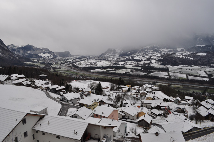 Hospedagem em Triesenberg no Principado de Liechtenstein - Neve