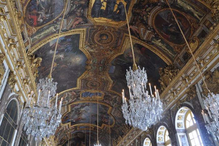 Roteiro de viagem para o Château de Versailles na França - Sala dos espelhos