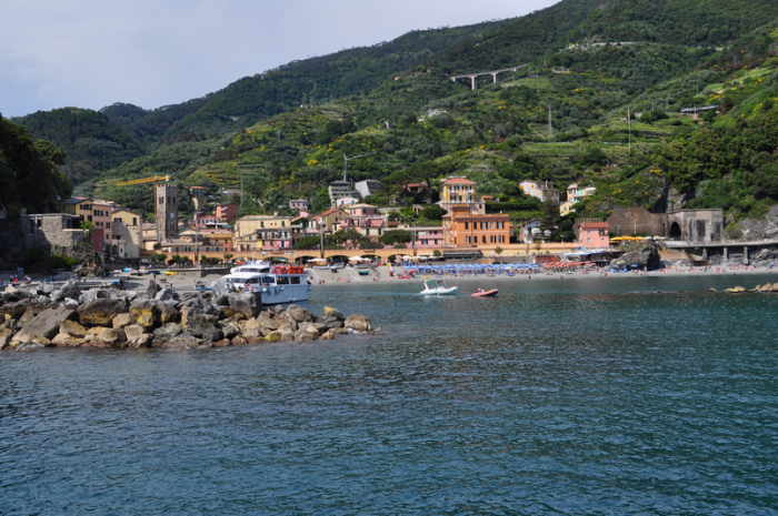 Vernazza Monterosso Cinque Terre Itália - Vista de Monterosso