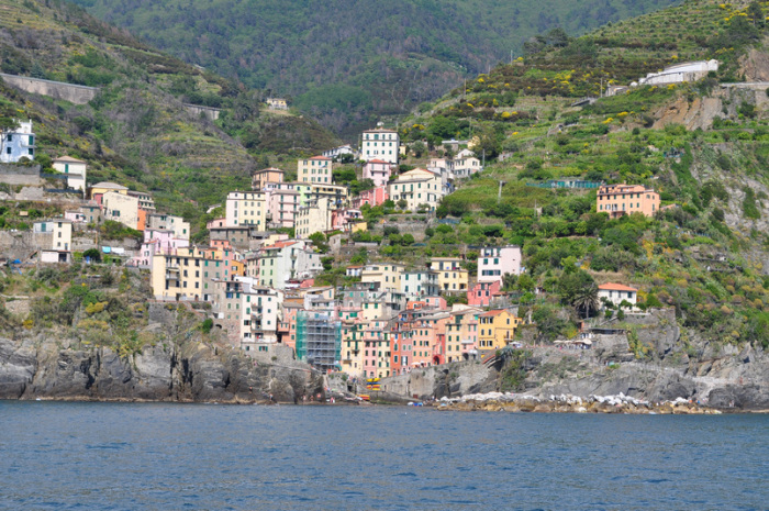 Vernazza Monterosso Cinque Terre Itália - Vista de Riomaggiore