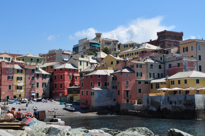 Roteiro com o que fazer em Gênova na Itália - Via Boccadasse