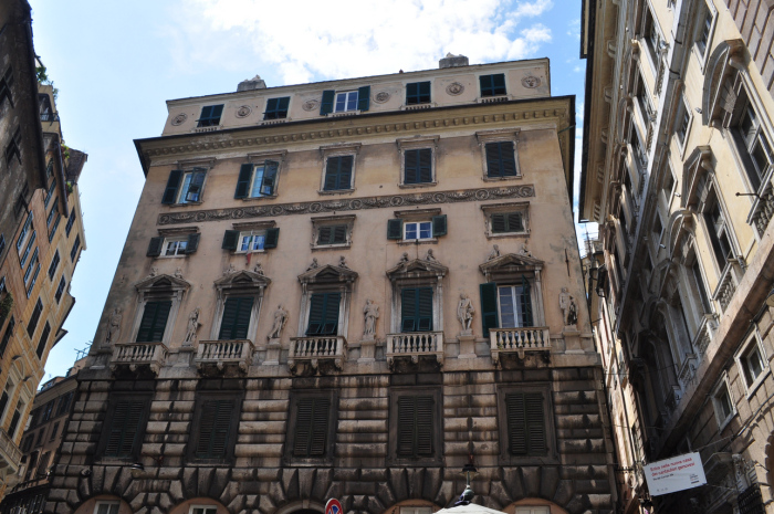 Roteiro com o que fazer em Gênova na Itália - Palácios da Via Giuseppe Garibaldi em Gênova