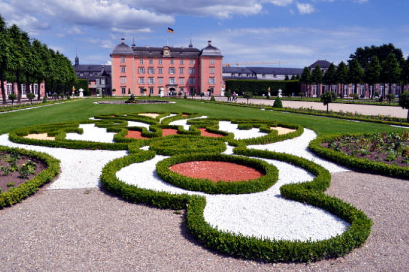 Castelo de Schwetzingen em Baden-Württemberg na Alemanha