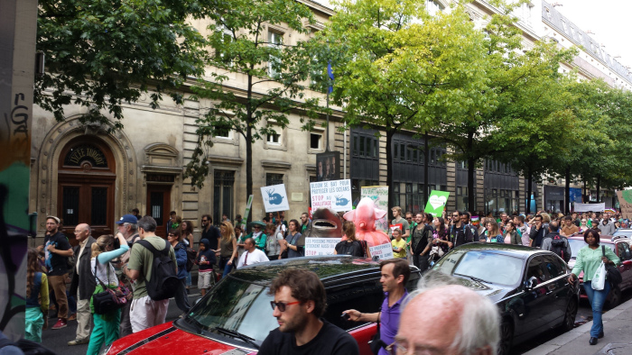 O dia em que acidentalmente participei de uma marcha pelo clima em Paris (Marche pour le Climat) 16