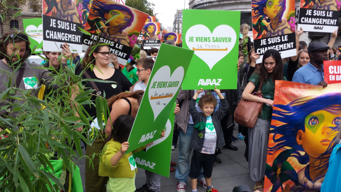 O dia em que acidentalmente participei de uma marcha pelo clima em Paris (Marche pour le Climat) 3