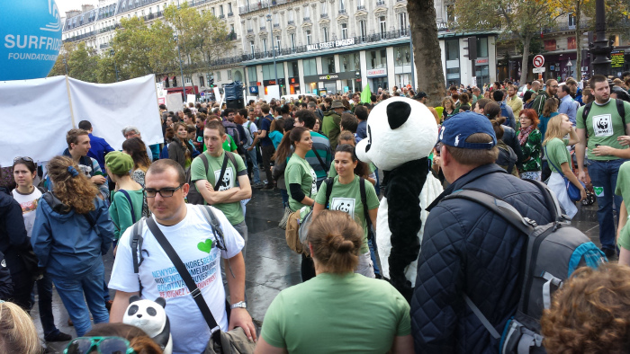O dia em que acidentalmente participei de uma marcha pelo clima em Paris (Marche pour le Climat) 6