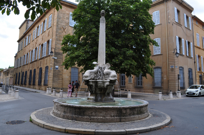 Aix-en-Provence, a cidade das mais belas fontes na Região da Provença, França