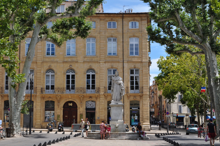 Aix-en-Provence, a cidade das mais belas fontes na Região da Provença, França