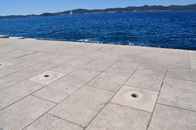 Roteiro com o que visitar em Zadar na Croácia - Sea Organ