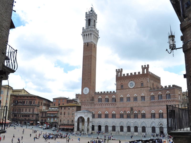 Provença França Toscana Itália - Custos, Tempo, Cidades e Pontos Turísticos - Palazzo Comunale de Siena na Região da Toscana na Itália