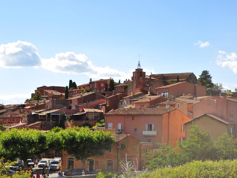 Provença França Toscana Itália - Custos, Tempo, Cidades e Pontos Turísticos - Cidade de Roussillon na Região da Provença na França