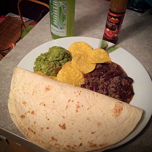 Chili com Carne e Guacamole