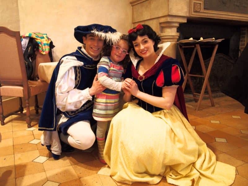 Almoço com princesas no Auberge de Cendrillon na Disneyland Paris