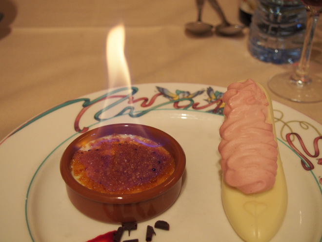 Almoço com princesas no Auberge de Cendrillon na Disneyland Paris - Sobremesa digna de princesas