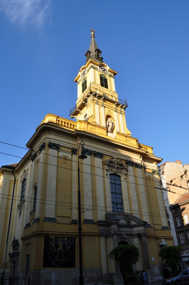 Hungria Budapeste - Igreja de Santa Teresa, Bairro Judeu
