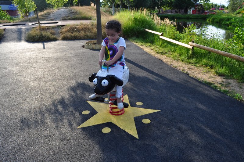 Atrações do parque do Pequeno Príncipe na região da Alsácia, França