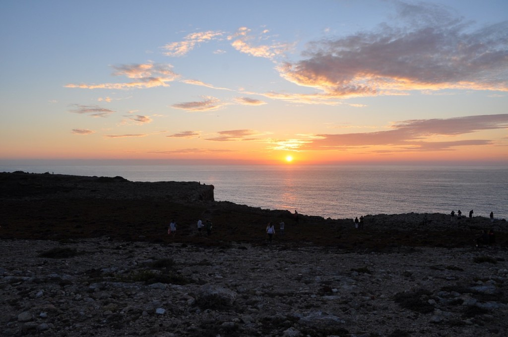 Cabo de Sao Vicente em Portugal - Sagres e seu belo pôr do sol