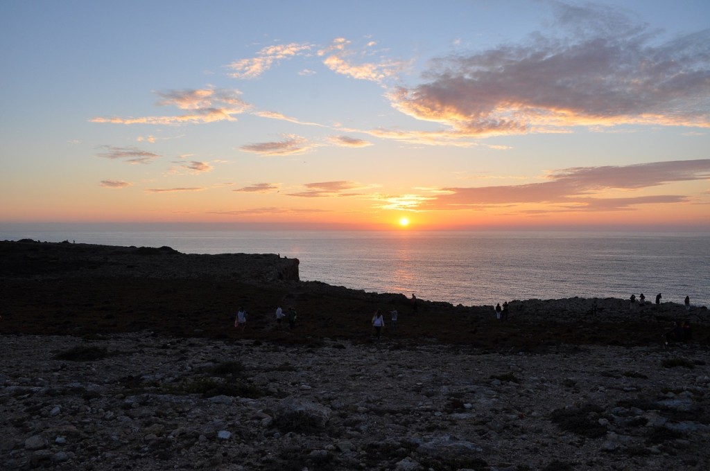 Verão na Europa - Por do sol no Cabo de São Vicente