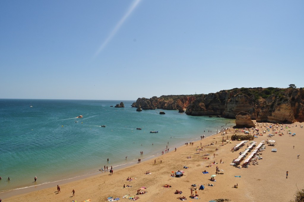 Praia Dona Ana em Lagos, Região do Algarve, Portugal