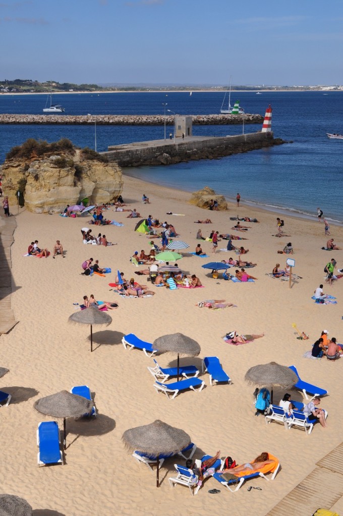 Portugal, Lagos - Centro histórico, Praia dos Estudantes e da Batata