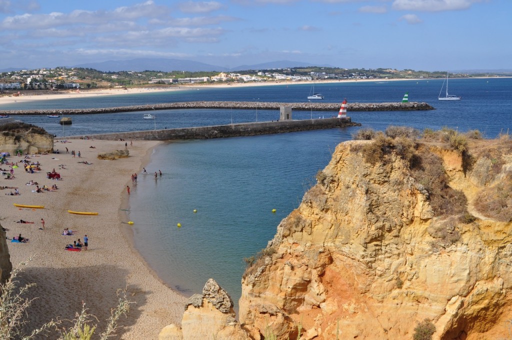 Portugal, Lagos - Centro histórico, Praia dos Estudantes e da Batata