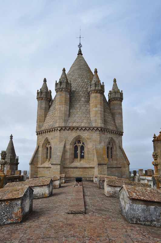 Telhado da Catedral da Sé em Évora
