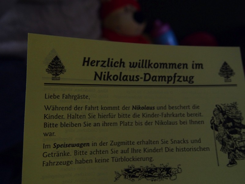 Nikolaus Dampfzug