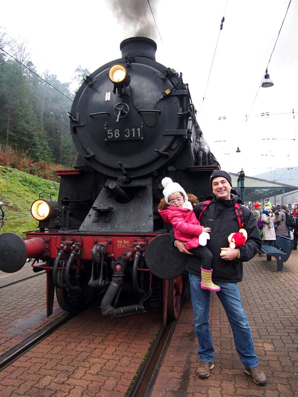 Nikolaus Dampfzug, trem Maria Fumaça de Natal