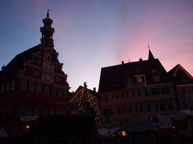 Esslingen, o Mittelaltermarkt e o Weihnachtsmarkt