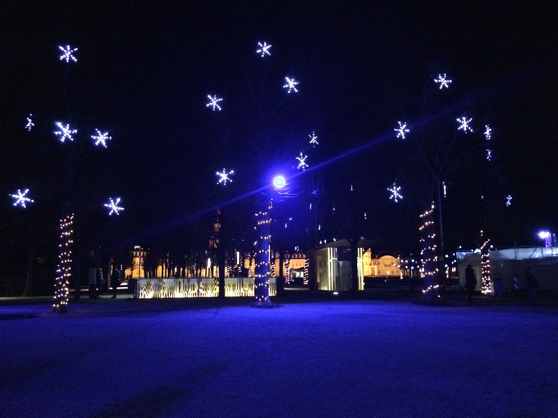 O Mercado de Natal em Karlsruhe, o Christkindlesmarkt Karlsruhe