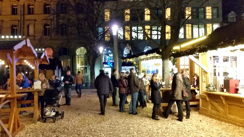 O Mercado de Natal em Karlsruhe, o Christkindlesmarkt Karlsruhe