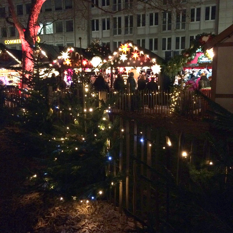 O Mercado de Natal em Karlsruhe, o Christkindlesmarkt Karlsruhe