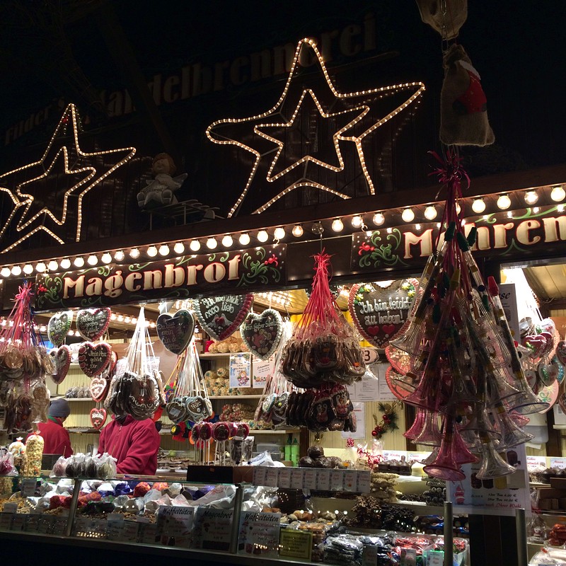 O Mercado de Natal em Karlsruhe, o Christkindlesmarkt Karlsruhe