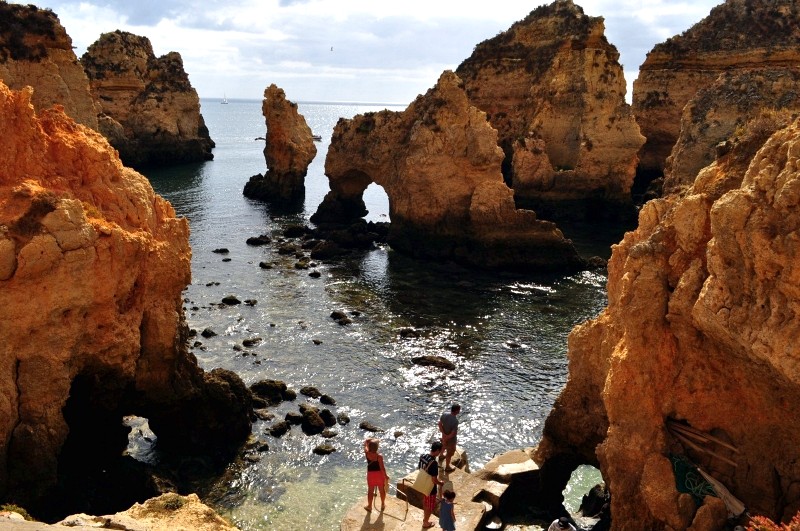 Praias mais bonitas da Região de Algarve em Portugal - Ponta da Piedade em Lagos