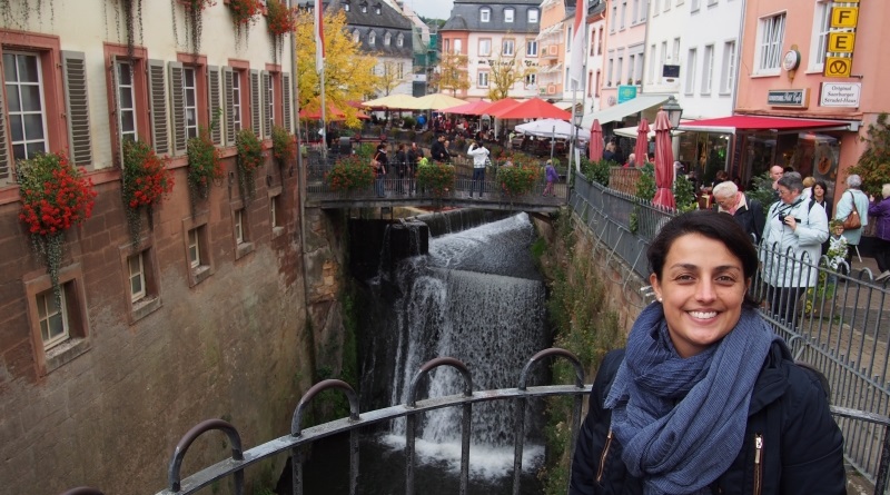 Saarburg e sua cachoeira no centro da cidade