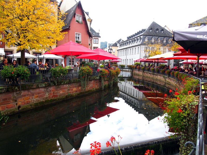 Cachoeiras Alemanha - Saarburg e sua formidável cachoeira no centro da cidade