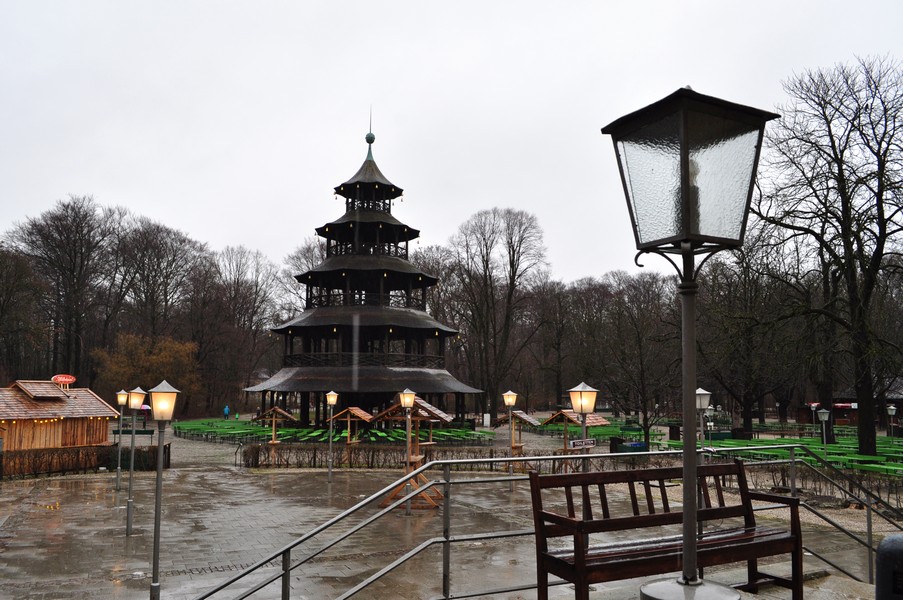 Roteiro de viagem para o English Garten em Munique na Alemanha - Chinesischen Turm