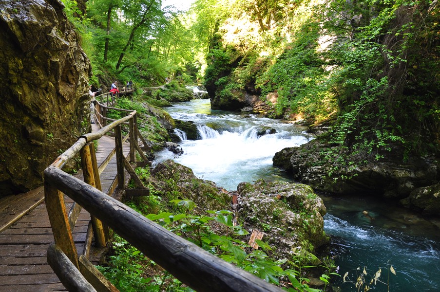 Por que viajar para a Eslovênia - Trilha de Vintgar Gorge